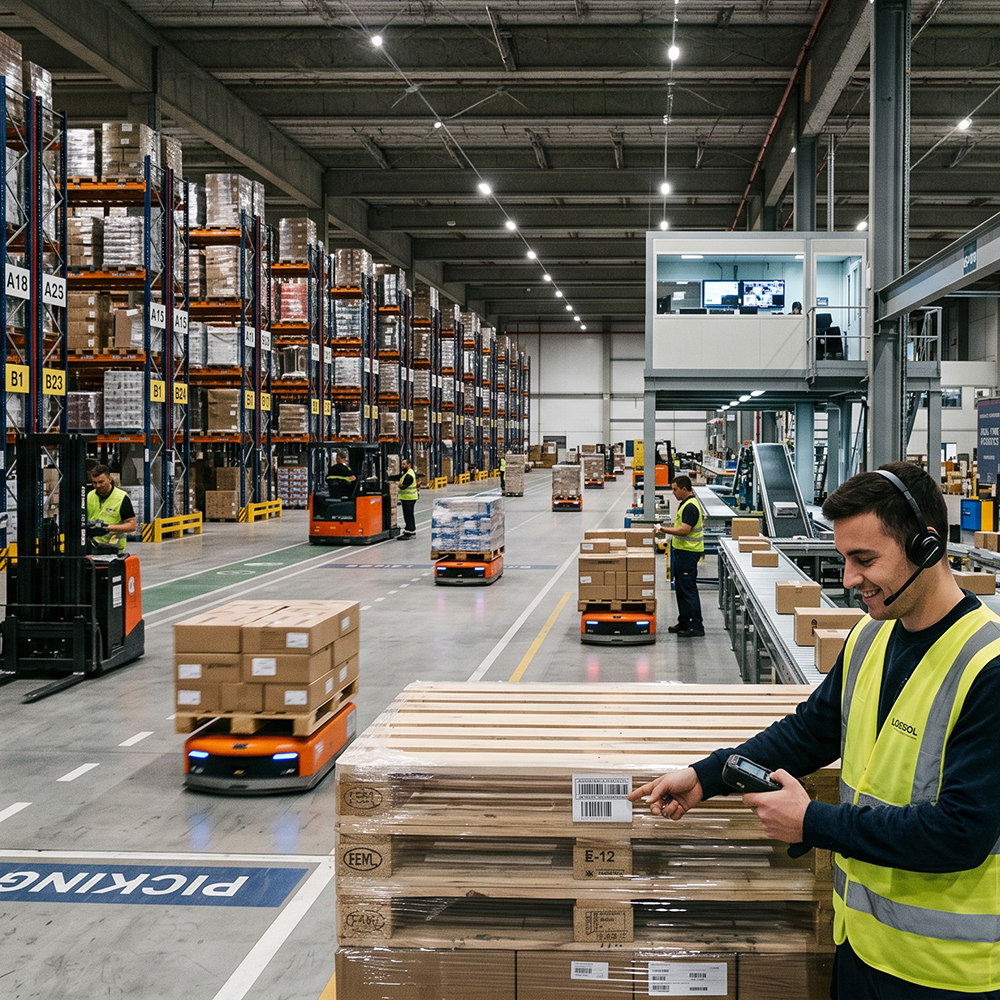 Almacén inteligente con SGA Ares